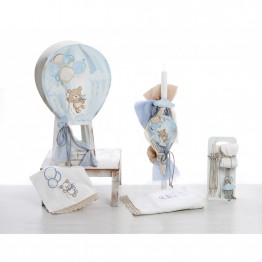 Bellissimo Σετ Βάπτισης για Αγόρι με θέμα Αρκουδάκι ΣΚΒ-2528